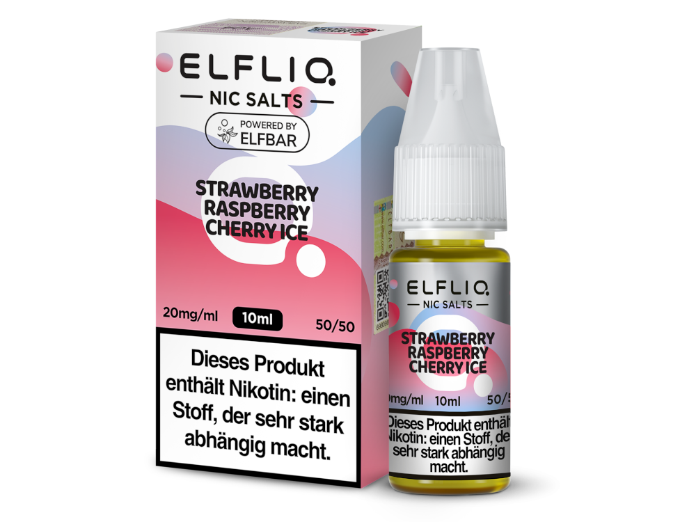 Elfliq Strawberry Raspberry Cherry Ice 20mg