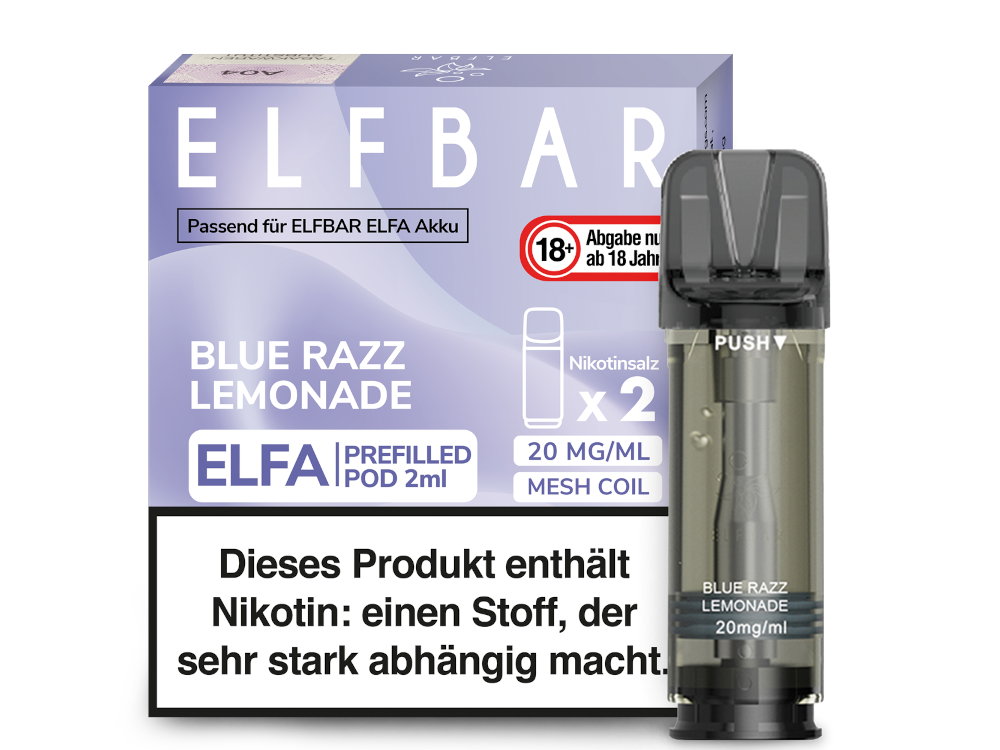Elfbar Elfa Pod Blue Razz Lemonade 20mg