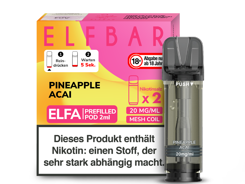 Elfbar Elfa Pod Pineapple Acai 20mg