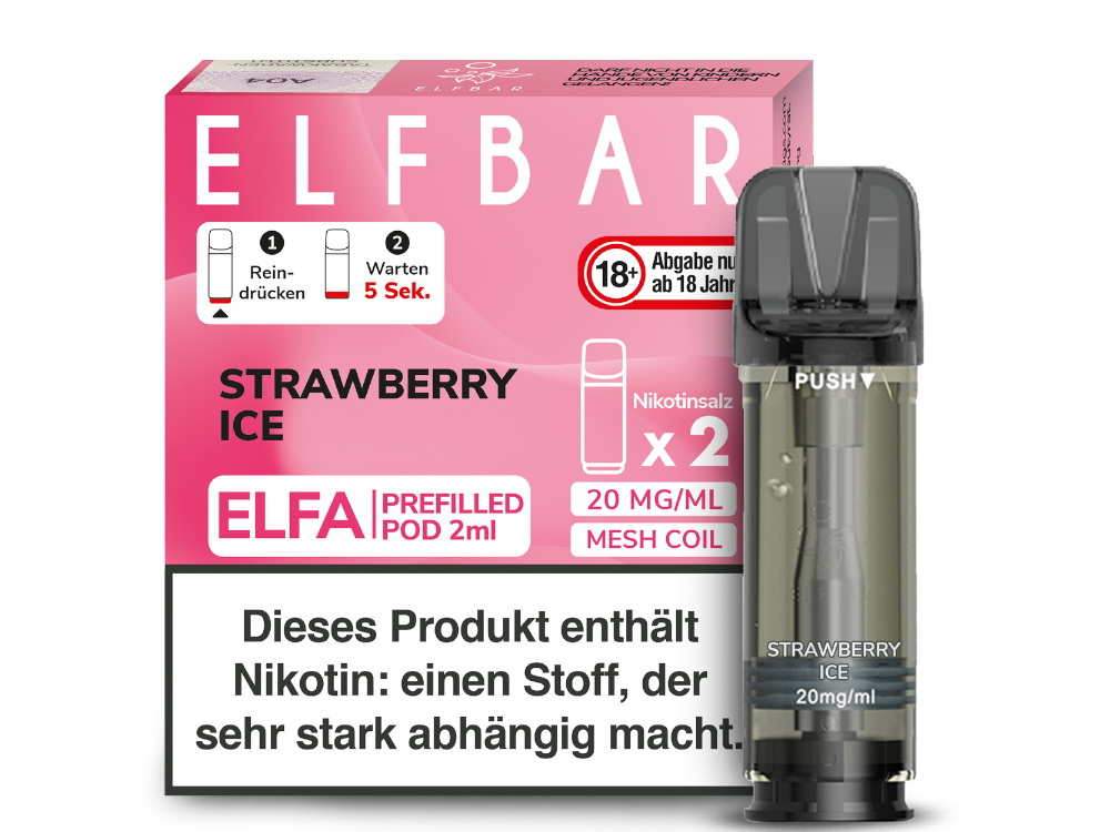 Elfbar Elfa Pod Strawberry Ice 20mg